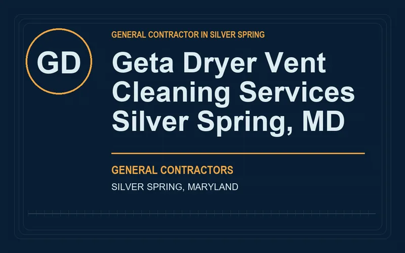 Geta Dryer Vent Cleaning Services Silver Spring, MD in Silver Spring, Maryland