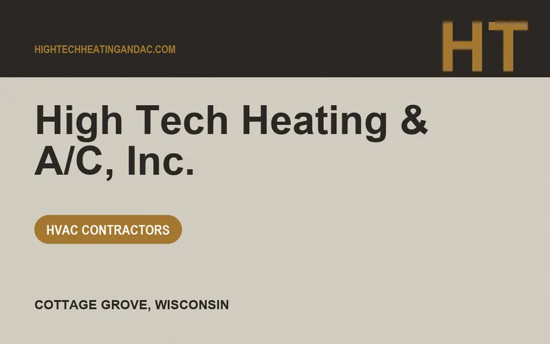 High Tech Heating & A/C, Inc. in Cottage Grove, Wisconsin