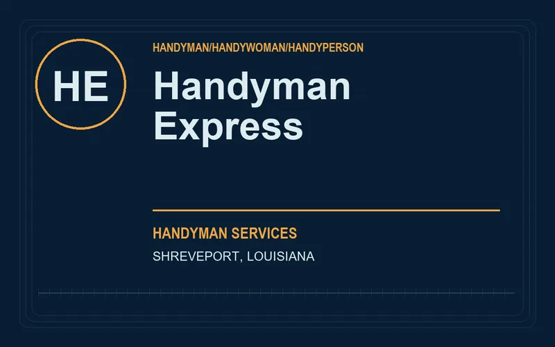 Handyman Express in Shreveport, Louisiana