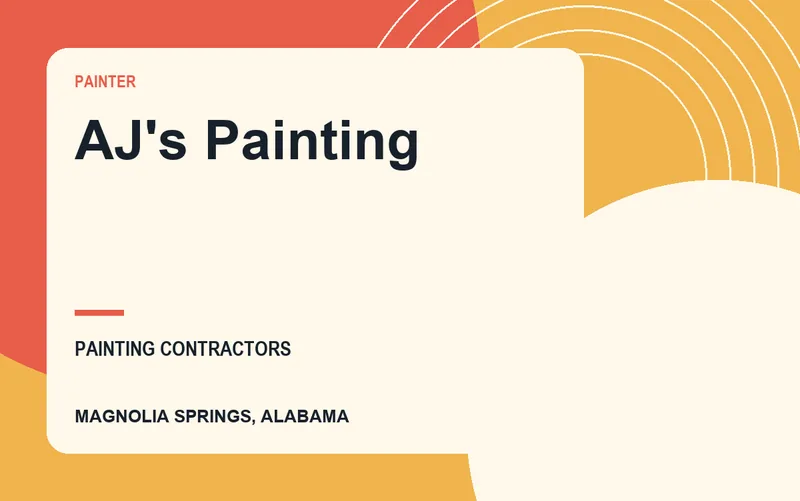 AJ's Painting in Magnolia Springs, Alabama