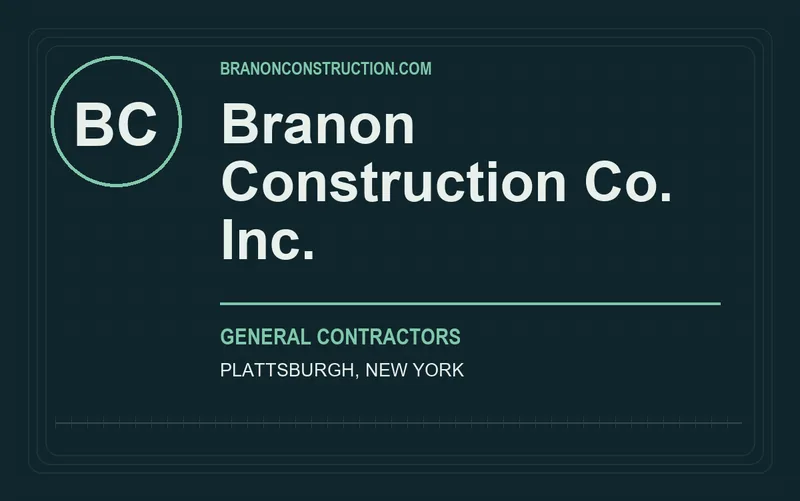 Branon Construction Co. Inc. in Plattsburgh, New York