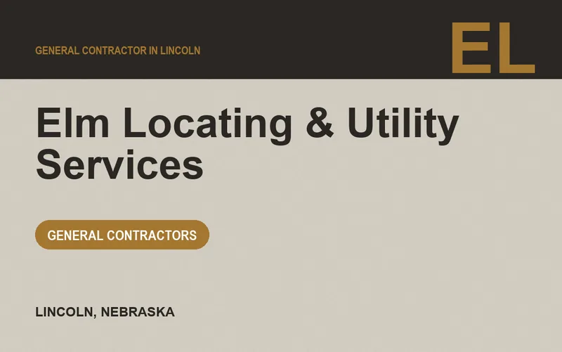 Elm Locating & Utility Services in Lincoln, Nebraska