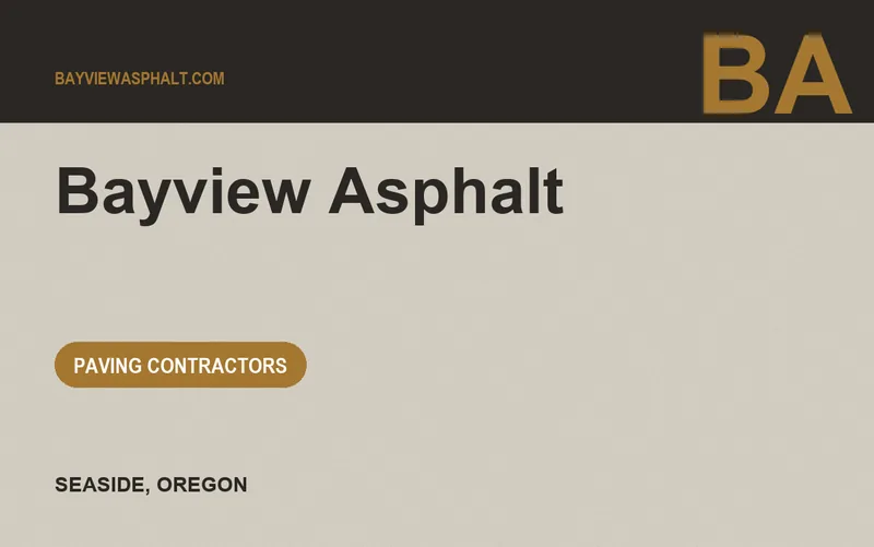 Bayview Asphalt in Seaside, Oregon