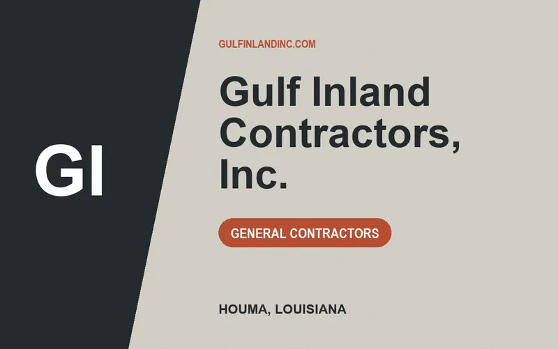 Gulf Inland Contractors, Inc. in Houma, Louisiana