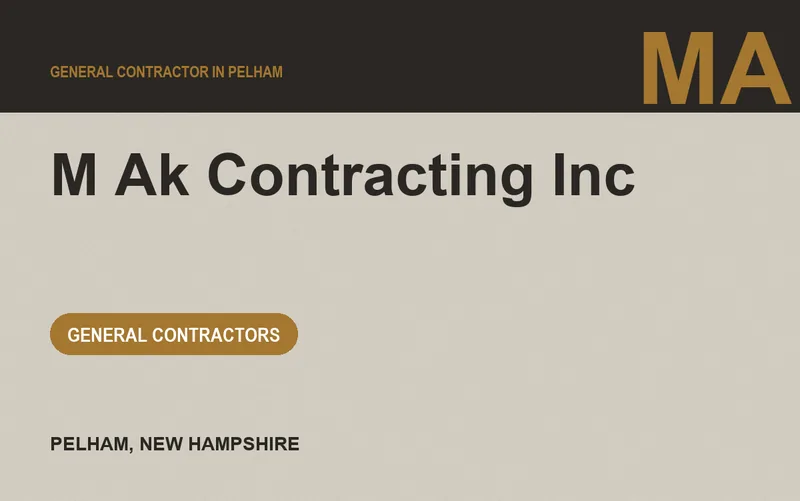 M Ak Contracting Inc in Pelham, New Hampshire