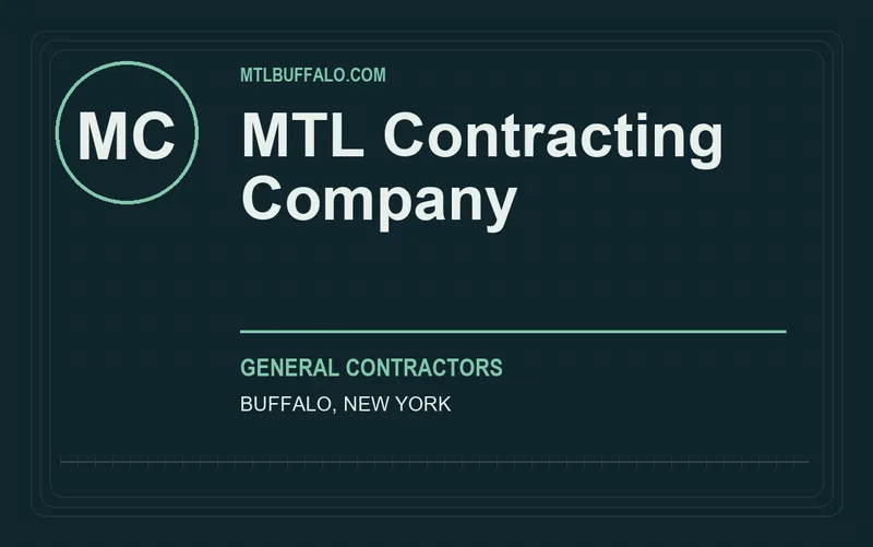 MTL Contracting Company in Buffalo, New York