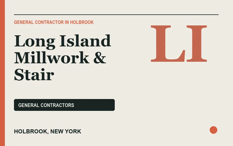 Long Island Millwork & Stair in Holbrook, New York