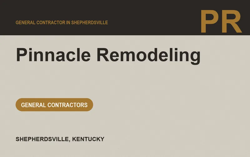 Pinnacle Remodeling in Shepherdsville, Kentucky
