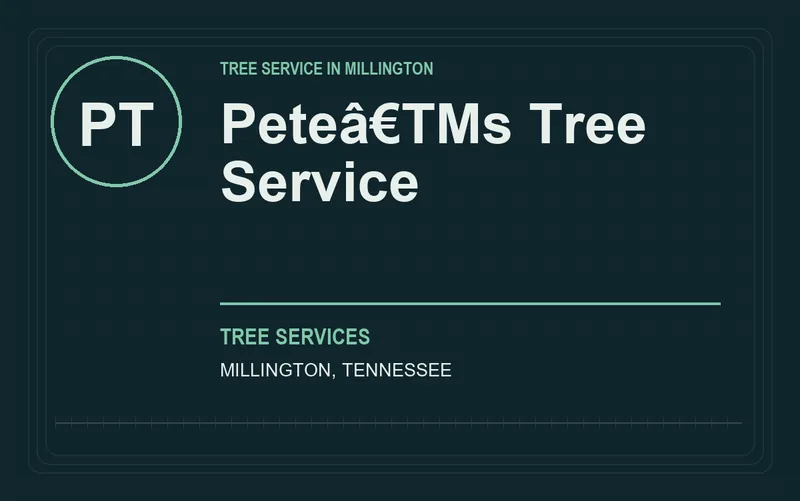 Peteâ€TMs Tree Service in Millington, Tennessee
