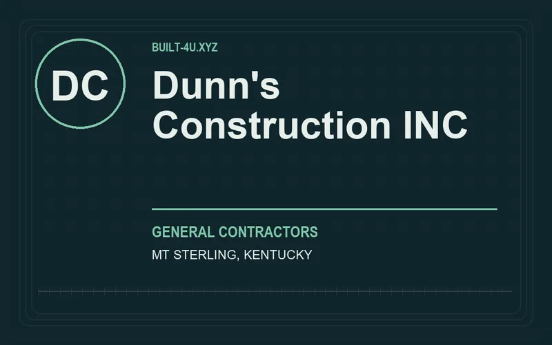 Dunn's Construction INC in Mt Sterling, Kentucky