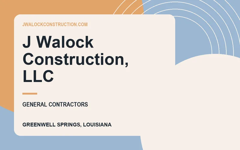 J Walock Construction, LLC in Greenwell Springs, Louisiana