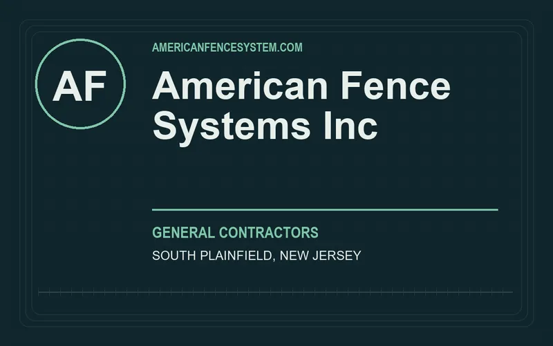 American Fence Systems Inc in South Plainfield, New Jersey