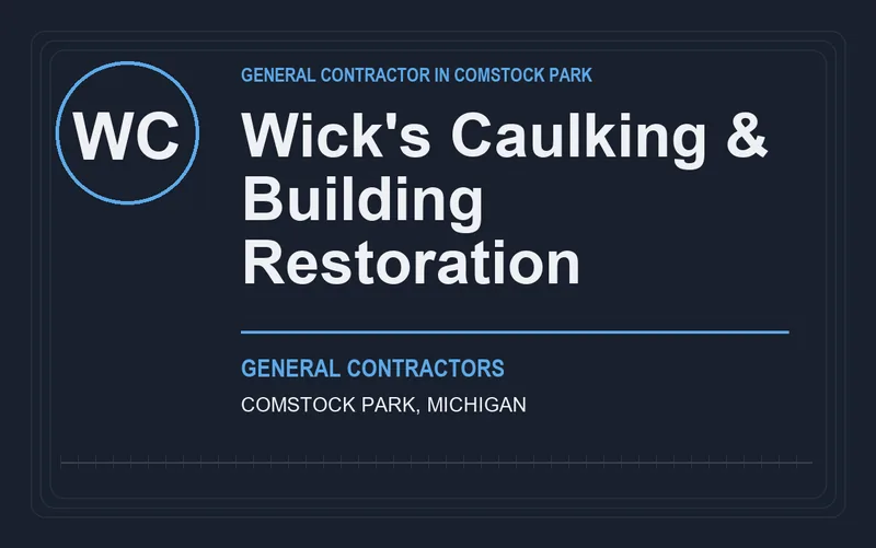 Wick's Caulking & Building Restoration in Comstock Park, Michigan