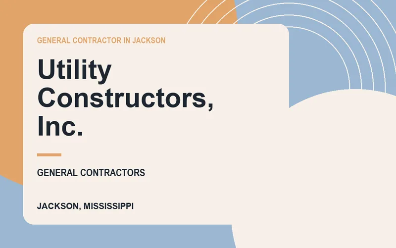 Utility Constructors, Inc. in Jackson, Mississippi
