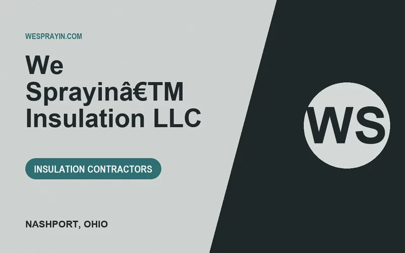 We Sprayinâ€TM Insulation LLC in Nashport, Ohio