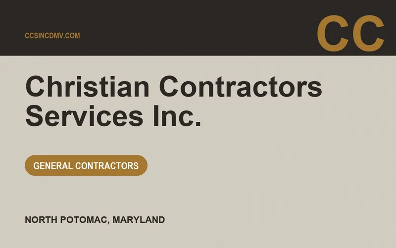 Christian Contractors Services Inc. in North Potomac, Maryland