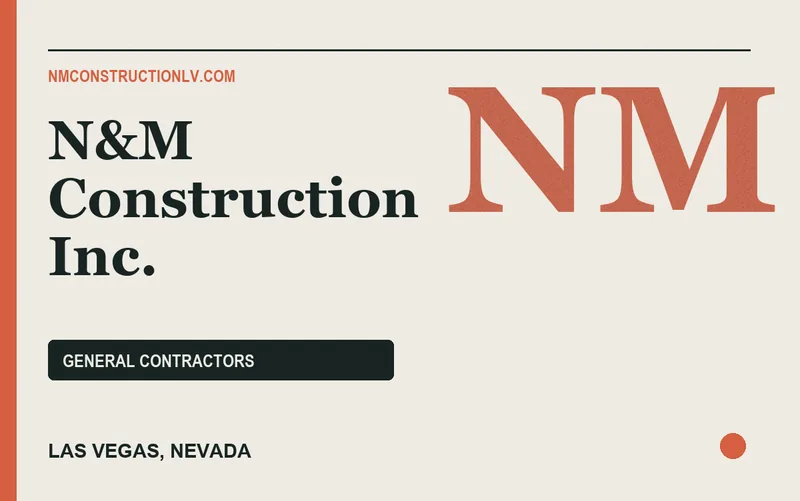 N&M Construction Inc. in Las Vegas, Nevada