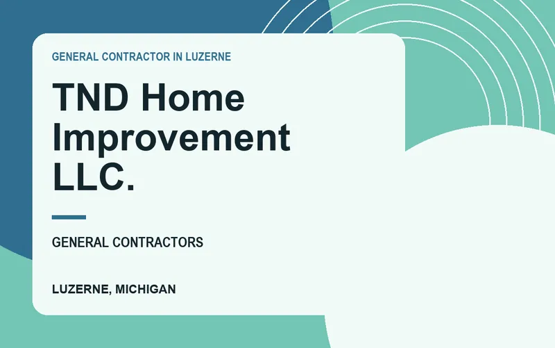 TND Home Improvement llc. in Luzerne, Michigan