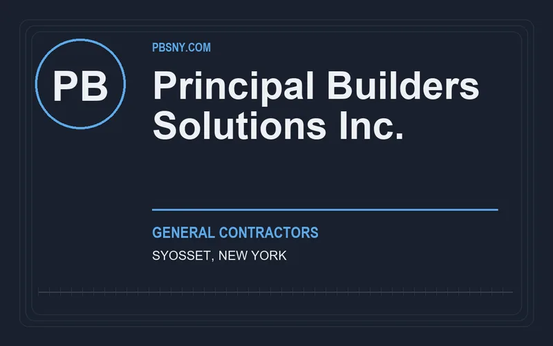 Principal Builders Solutions Inc. in Syosset, New York