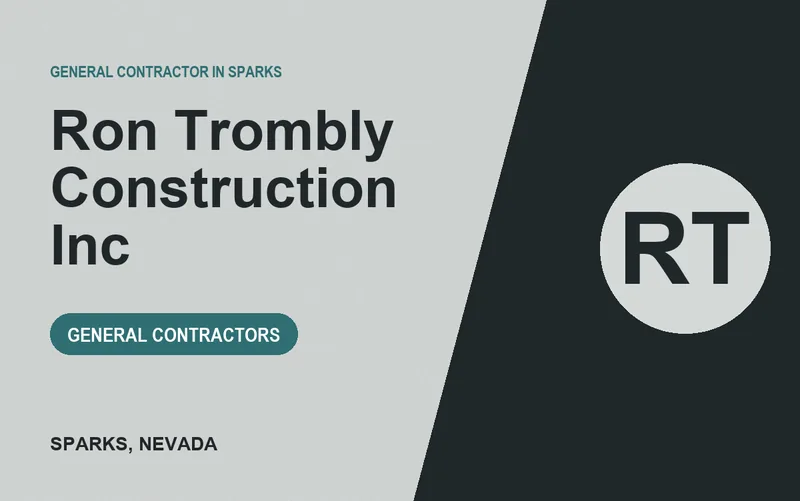 Ron Trombly Construction Inc in Sparks, Nevada