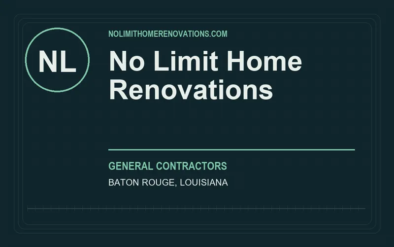 No Limit Home Renovations in Baton Rouge, Louisiana