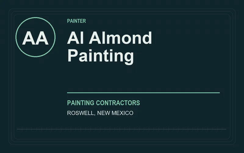 Al Almond Painting in Roswell, New Mexico