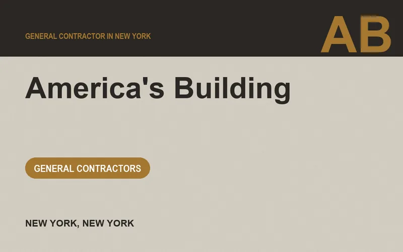 America's Building in New York, New York