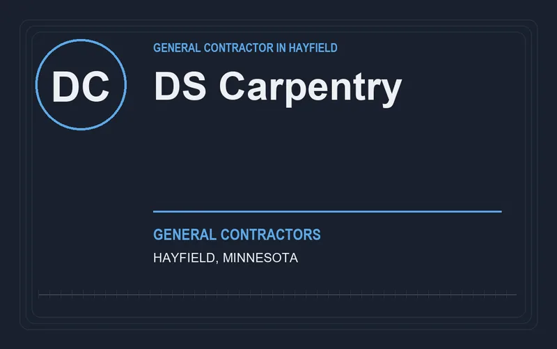 DS Carpentry in Hayfield, Minnesota