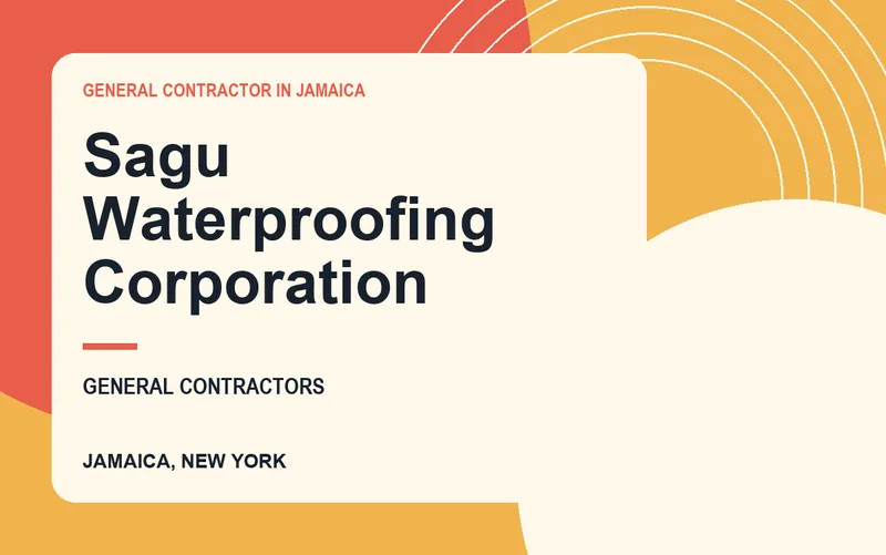 Sagu Waterproofing Corporation in Jamaica, New York