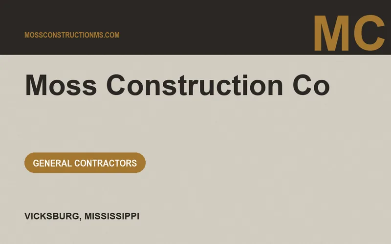 Moss Construction Co in Vicksburg, Mississippi
