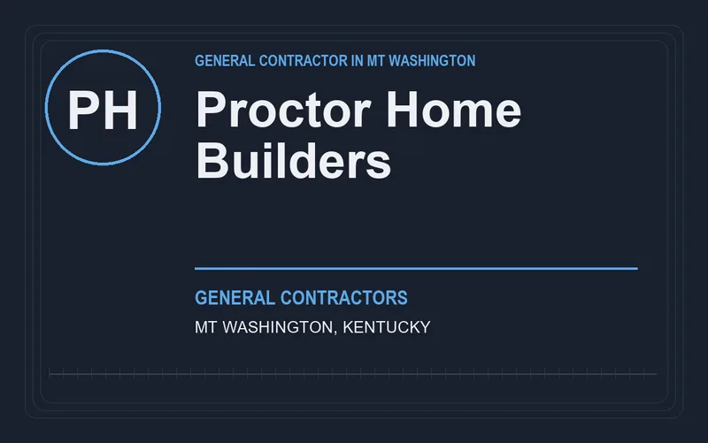 Proctor Home Builders in Mt Washington, Kentucky