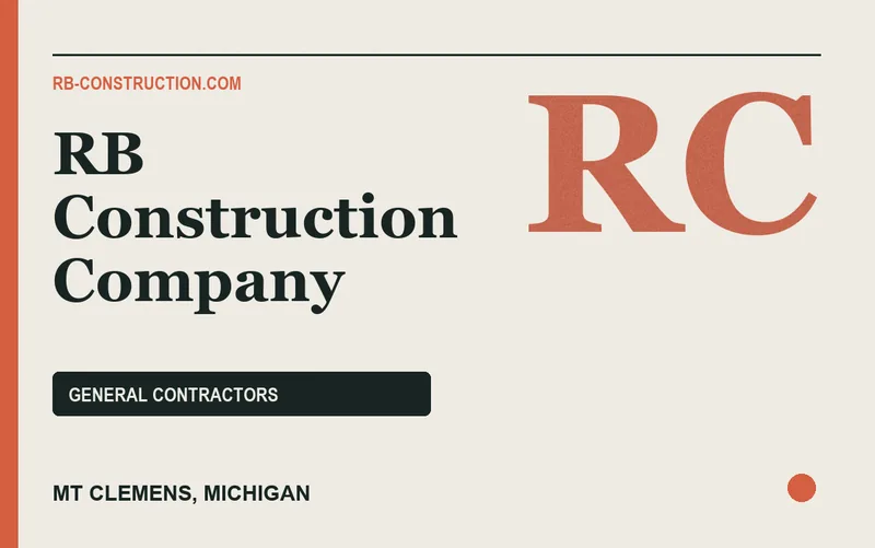 RB Construction Company in Mt Clemens, Michigan