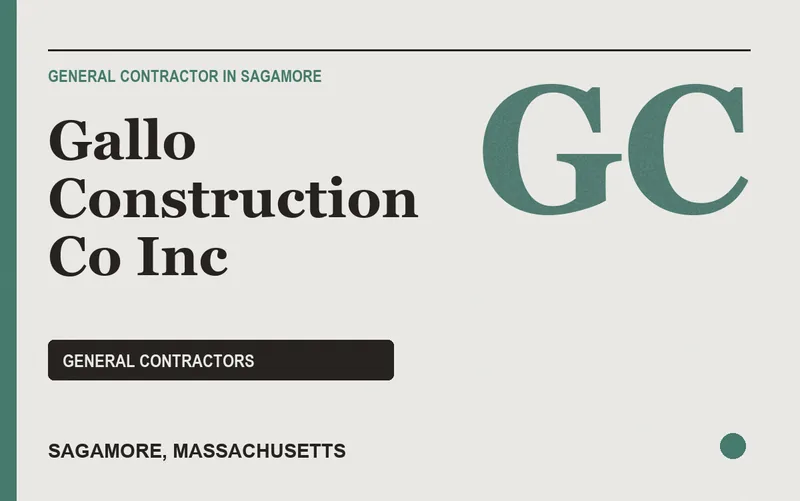 Gallo Construction Co Inc in Sagamore, Massachusetts