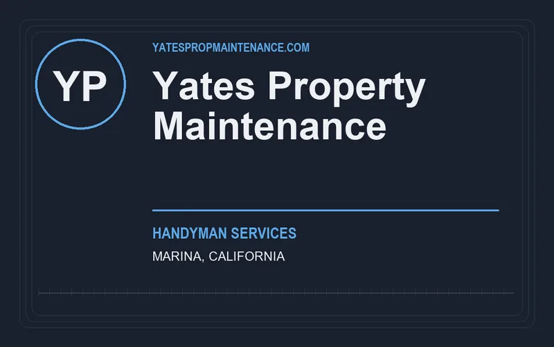 Yates Property Maintenance in Marina, California