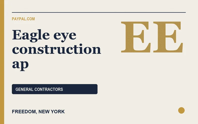 Eagle eye construction ap in Freedom, New York