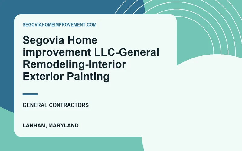 Segovia Home improvement LLC-General Remodeling-Interior Exterior Painting in Lanham, Maryland