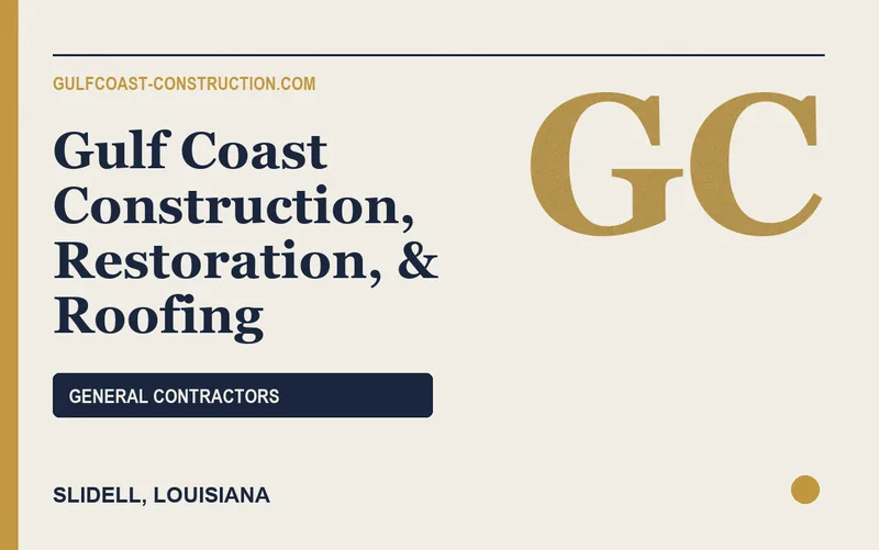 Gulf Coast Construction, Restoration, & Roofing in Slidell, Louisiana