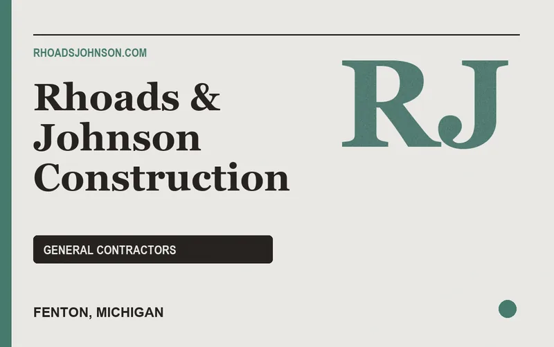 Rhoads & Johnson Construction in Fenton, Michigan