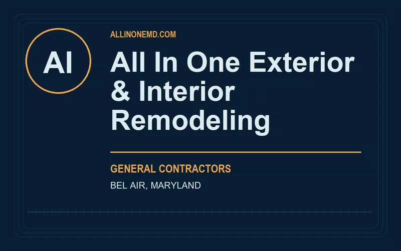 All In One Exterior & Interior Remodeling in Bel Air, Maryland