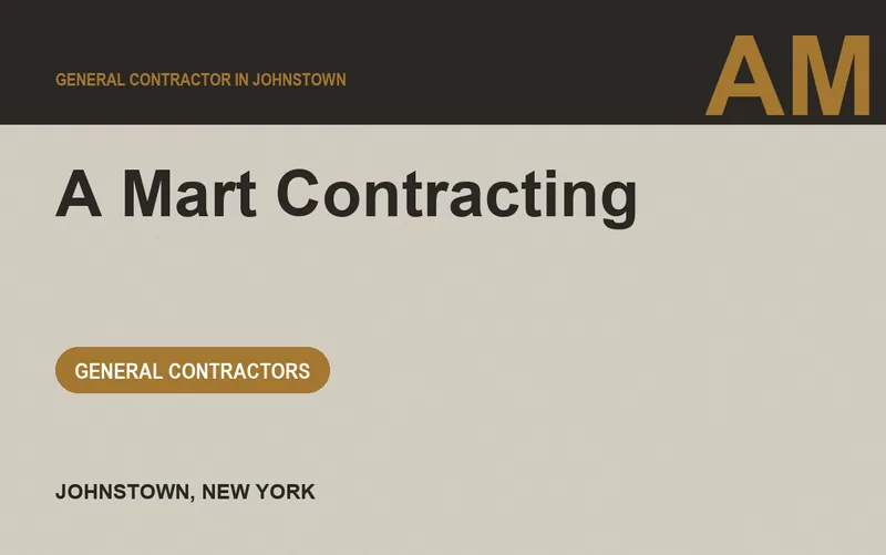 A Mart Contracting in Johnstown, New York