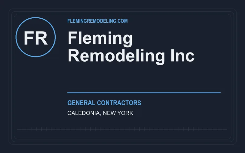 Fleming Remodeling Inc in Caledonia, New York