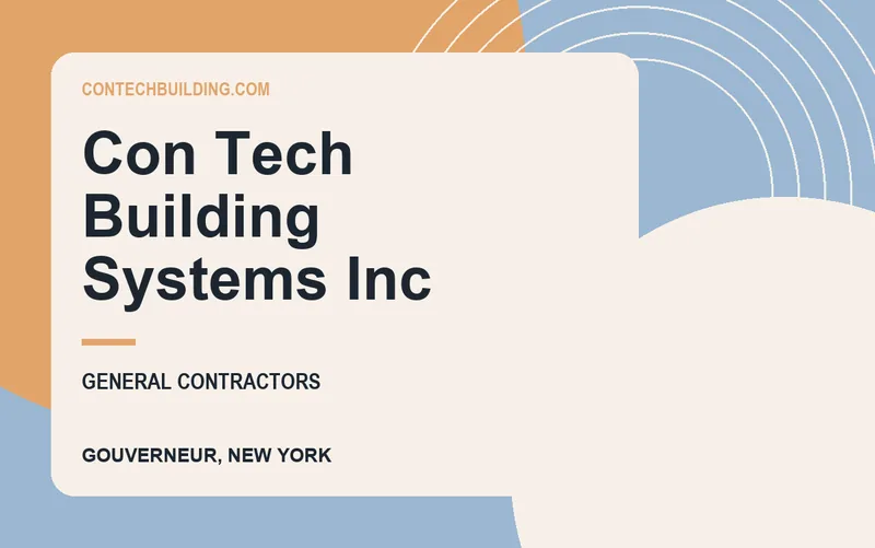 Con Tech Building Systems Inc in Gouverneur, New York