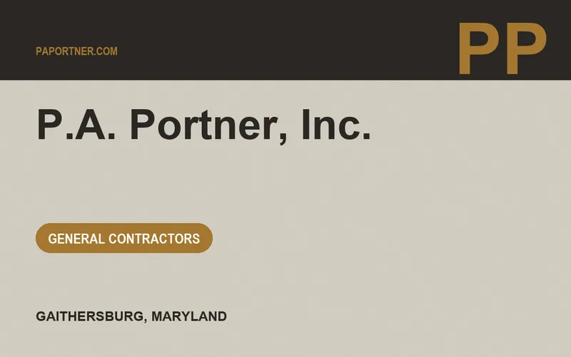 P.A. Portner, Inc. in Gaithersburg, Maryland
