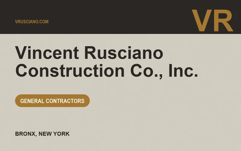 Vincent Rusciano Construction Co., Inc. in Bronx, New York