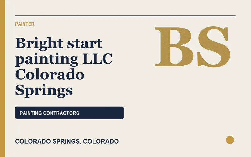 Bright start painting llc Colorado Springs in Colorado Springs, Colorado