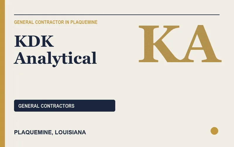 KDK Analytical in Plaquemine, Louisiana