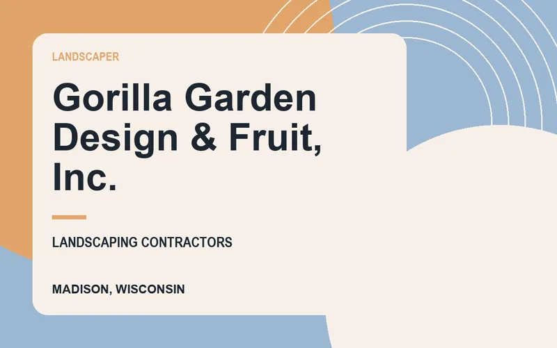 Gorilla Garden Design & Fruit, Inc. in Madison, Wisconsin