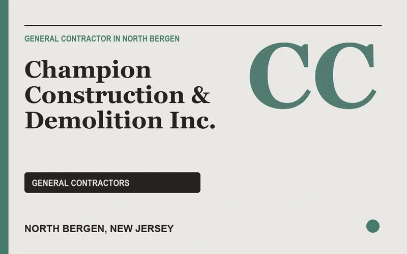 Champion Construction & Demolition Inc. in North Bergen, New Jersey