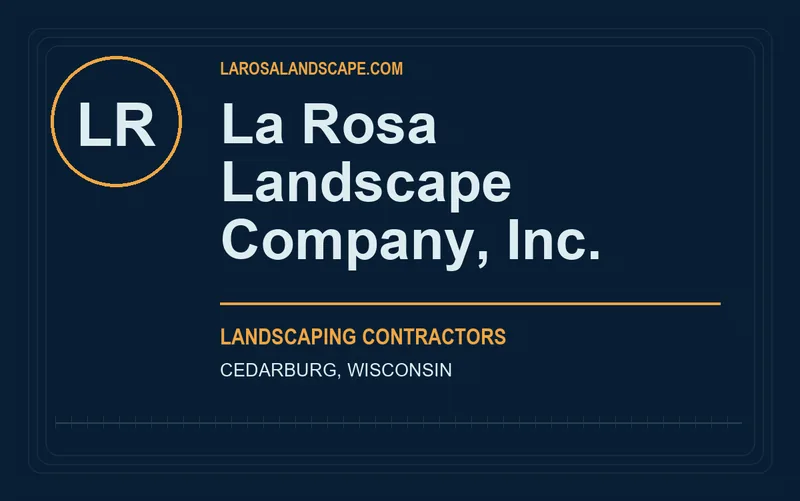 La Rosa Landscape Company, Inc. in Cedarburg, Wisconsin
