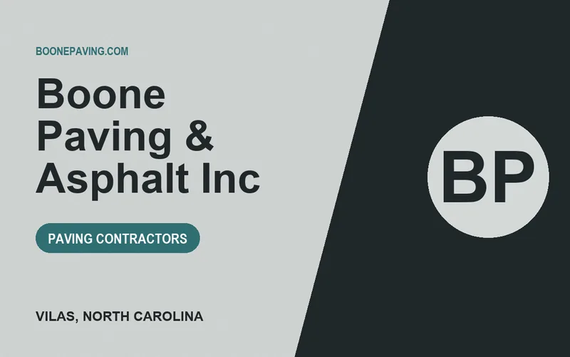 Boone Paving & Asphalt Inc in Vilas, North Carolina